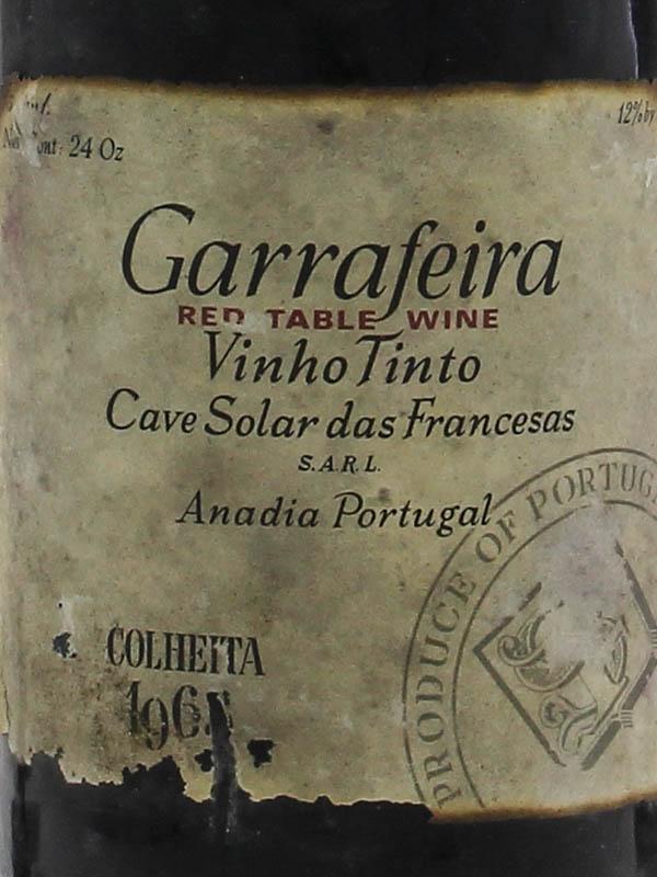 Garrafeira Cave Solar das Francesas Colheita 1968 - Vino Tinto