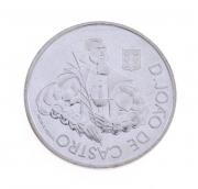 Lote 8 - PORTUGAL 1000 ESCUDOS DE 2000 EM PRATA 500 - Moeda da República Portuguesa, D. João de Castro. Peso de 27 g. Dim: 40 mm (diâmetro). Sem classificação atribuída, cabe ao licitante atribuir a classificação e a valorização que entender correcta