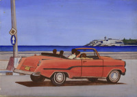 Lote 106 - JAVIER LOBO - Original - Pintura a óleo sobre tela, assinada, datada de 2010, motivo “Havana - Cuba”, com 21x30 cm