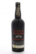 Lote 2016 - PORTO QUINTA DO NOVAL VINTAGE 1970 - Garrafa de Vinho do Porto, Engarrafado em 1972, (750ml - 20,8%vol). Nota: garrafa idêntica à venda por € 239. Garrafa podendo apresentar perda adequada ao período de engarrafamento e rótulos danificados. Consultar valor indicativo em https://www.garrafeiranacional.com/1970-noval-vintage-porto.html