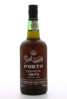 Lote 2033 - PORTO REAL VINÍCOLA COLHEITA 1973 - Garrafa de Vinho do Porto, Engarrafado em 1987, Aloirado Doce, (75cl - 19%vol). Nota: garrafa idêntica (engarrafada em 1981) à venda por € 235. Consultar valor indicativo em http://www.garrafeiraspedro.pt/PO