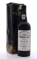 Lote 2070 - PORTO BURMESTER COLHEITA 1987 RESERVA - Garrafa de Vinho do Porto, 3 Coroas, (750ml - 20%vol). Nota: garrafa idêntica à venda por € 39. Em embalagem de cartão original danificada. Consultar valor indicativo em valor indicativo em https://www.g