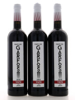 Lote 2157 - FONTE DOS GARFOS 2010 - 3 Garrafas de Vinho Tinto, Castas Touriga Nacional, Syrah e Trincadeira com estágio de 4 meses em barricas de Carvalho Francês. Quinta da Fonte dos Garfos, Gavião, (750ml - 13%vol)