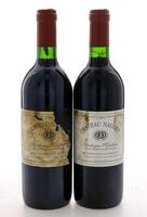 Lote 2167 - CHATEAU NAGUET 1989 MONTAGNE Ste EMILION - 2 Garrafas de Vinho Tinto, Appellation Montagne Saint, Emilion Contrôlée, (750ml - 13%vol). Nota: vinho Francês, rótulos danificados