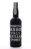 Lote 2210 - PORTO BARROS VINTAGE 1985 - Garrafa de Vinho do Porto, (750ml - 20%vol). Nota: garrafa idêntica à venda por € 110. Em caixa de cartão original, descolada. Consultar valor indicativo em https://www.ebay.at/itm/322919261268?clk_rvr_id=1385013378