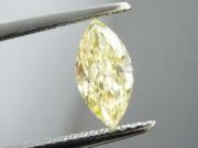 Lote 6005 - DIAMANTE FANCY YELLOW, 1.58 CT - Talhe navete, com o peso aprox. de 1.58 ct, pureza SI2. Sem classificação atribuída pela Oportunity, cabe ao licitante atribuir a classificação e a valorização que entender correcta. Nota: Diamante de características diferentes à venda por € 3.392 em https://www.ebay.com/itm/1-50-ct-fancy-yellow-canary-loose-diamond-marquise-cut/391940852561?hash=item5b417ecb51:g:TS0AAOSwovNaKEIL. Primeira imagem ilustrativa...