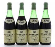 Lote 3302 - ROMEIRA 1982 - 4 garrafas de Vinho Tinto, Romeira 1982, Caves Velhas, (750ml - 12,5%vol.)