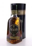 Lote 3469 - WHISKY GRANT´S 12 YEARS - Garrafa de Whisky, Premium Scotch Whisky, (700ml - 40%vol). Nota: garrafa semelhante à venda por € 33,65. Em embalagem de cartão original. Consultar valor indicativo em valor indicativo em https://www.masterofmalt.com/whiskies/william-grant/grants-12-year-old-whisky/