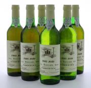 Lote 3616 - FREI JOÃO COLHEITA - 6 Garrafas de Vinho Branco, Frei João, Colheita 1995 (3) e Colheita de 1997 (3), Bairrada-Doc, Caves São João, (375ml - 12%vol)