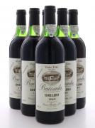 Lote 3620 - CAVES BORLIDO - 6 Garrafas de Vinho Tinto, Borlido, Reserva, Colheita 1989, Bairrada-Doc, Caves Borlido, (750ml-12%vol)