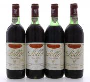 Lote 3656 - LELLO 1984 - 4 garrafas de Vinho Tinto Lello, Reserva 1984, Região do Douro, Sociedade de Vinhos Borges & Irmão, (750ml - 11,5%vol)