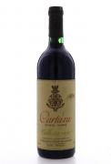 Lote 3813 - CARTUXA 1990 - Garrafa de Vinho Tinto, Cartuxa Évora, Colheita de 1990, Fundação Eugénio de Almeida, (750ml - 12,5%vol.). Nota: garrafa idêntica à venda por € 25. Consultar valor indicativo em https://www.uvinum.pt/vinho-alentejo/cartuxa-tinto-1990-ov