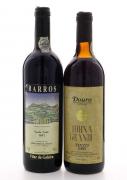 Lote 3912 - CONJUNTO DE GARRAFAS - Composto por 2 garrafas de Vinho Tinto, tais como: Torna Grande 1993 Douro e Barros Vilar da Galeira 1997. Nota: garrafas podendo apresentar perda adequada ao período de engarrafamento e rótulos danificados. Consulta: Região Demarcada, Produtor, Capacidade e Volume nos rótulos. Conforme foto