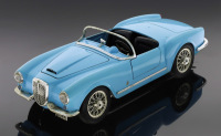 Lote 7 - BURAGO, LANCIA AURELIA B24 SPIDER, 1955 - Miniatura à escala 1:18, metal azul. Made in Italy. Nota: sinais de manuseamento, falta pára-brisas e ligeiras falhas na pintura