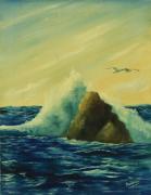 Lote 131 - MADUEÑO - Original - Pintura a óleo sobre tela, assinada, motivo "Marinha”, mancha colorida com 65x50 cm