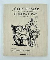 Lote 380 - Livro de Júlio Pomar «Desenhos para Guerra e Paz de Tolstoi» com prefácio de João Lobo Antunes, Arte Mágica Editores NOTA: usado