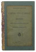 Lote 67 - A CAMPANHA CONTRA OS NAMARRAES - RELATÓRIOS ENVIADOS AO MINISTRO E SECRETÁRIO DE ESTADO DOS NEGÓCIOS DA MARINHA E ULTRAMAR, LIVRO DO SÉC. XIX - Pelo Comissário Régio da província de Moçambique, Major J. Mousinho de Albuquerque. Exemplar idêntico encontra-se à venda por € 100. Edição do Ministério dos Negócios da Marinha e Ultramar, Lisboa, 1897. 176 Págs. Dim: 27x18,5 cm. Encadernação cartonada. Ilustrado com mapas desdobráveis da campanha. Num dos mapas encontra-se a Bandeira Monárqui