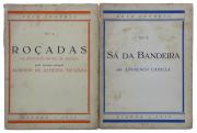 Lote 50 - COLEÇÃO PELO IMPÉRIO, LIVROS - 2 vols. n.º4 "Roçadas" e n.º5 "Sá da Bandeira". Editora: Lisboa. Ano 1935. Dim: 20,5x15 cm. Encadernações de capa de brochura. Invulgares. Nota: acidez, manchas