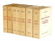 Lote 2983 - LES GRANDS COURANTS DE L´HISTOIRE UNIVERSELLE, LIVROS - 7 Vols. Por Jacques Pirenne. Conjunto idêntico encontra-se à venda por € 186. Editora: Editions de la Baconnière, Neuchatel, 1947. Dim: 22x15,5 cm. Encadernação de capa de brochura. Nota: sinais de manuseamento, manchas, pontos de acidez e desgastes. Consultar valor indicativo em https://www.abebooks.fr/servlet/BookDetailsPL?bi=1062426004