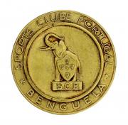 Lote 90 - MEDALHA EM BRONZE - Com banho de Ouro. Alusiva ao Cinquentenário do Sport Clube Portugal Benguela 1920-1970. Dim: 42 mm