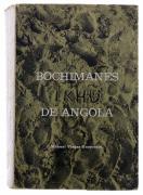 Lote 4 - BOCHIMANES DE ANGOLA, LIVRO - Por Manuel Viegas Guerreiro. Exemplar idêntico encontra-se à venda por € 250. Edição da Junta de Investigações do Ultramar, Lisboa, 1968. Estudo etnográfico dos Bochimanes. 390 Págs. Dim: 23,5x16 cm. Encadernação de capa de brochura. Profusamente ilustrado com fotografias e mapas desdobráveis, fotogravuras coloridas e a preto e branco em extratexto, sobre papel couché, retratando o trabalho de campo de que a obra resulta, desenhos de Fernando Galhano e um m