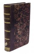 Lote 2105 - UM PHILOSOPHO NAS AGUAS-FURTADAS, LIVRO DO SÉC. XIX - Por Emilio Souvestre. Diário de um homem feliz. Editora: Porto. Na Typographia da Revista. 1858. Dim: 20x13 cm. In-8º de 200 págs. Encadernação inteira de pele. Invulgar. Nota: capa e lombada cansadas, acidez