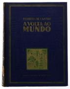 Lote 2251 - A VOLTA AO MUNDO, LIVRO - Por Ferreira Castro. Exemplar idêntico foi vendido por € 50 na Oportunity Leilões. Editora: Emprêsa Nacional de Publicidade, 1942. Dim: 31x24 cm. Encadernação de percalina. Nota: desgastes e acidez. Consultar valor indicativo em https://oportunityleiloes.auctionserver.net/view-auctions/catalog/id/1602/lot/534459