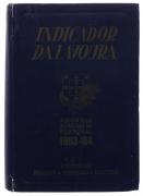 Lote 2272 - INDICADOR DA LAVOURA ANUÁRIO AGRÍCOLA DE PORTUGA 1963-64, LIVRO - Centro Gráfico de Famalicão. Dim: 24x17 cm. Encadernação cartonada em percalina. Nota: desgastes e acidez