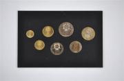 Lote 20 - Colecção de moedas portuguesas, são as ultimas moedas do escudo de 2001, 7 moedas em carteira a flor de cunho, Valor aprox. de catalogo, cerca de 30€