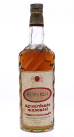 Lote 3031 - AGUARDENTE MOSCATEL SUPERBA - Garrafa de Aguardente, Brandy Moscatel, Companhia Portuguesa de Vinhos de Marca, Lisboa, (1000ml - 39%vol.). Nota: garrafa idêntica à venda por € 60. Consultara valor indicativo em https://www.custojusto.pt/porto/