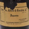 Lote 3035 - AGUARDENTE CARVALHO, RIBEIRO & FERREIRA - Garrafa de Aguardente Preparada, Reserva, Carvalho, Ribeiro & Ferreira, (780ml - 40%vol.). Nota: garrafa idêntica foi vendida por € 60 na Oportunity Leilões. Rótulo danificado, apresenta ligeira perda - 3