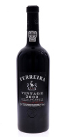 Lote 3093 - PORTO FERREIRA VINTAGE 2003 - Garrafa de Vinho do Porto, Vintage 2003, engarrafado em 2005, Sogrape Vinhos, Vila Nova de Gaia, (750ml - 20,5%vol.). Nota: garrafa idêntica à venda por € 46,97. Consultar valor indicativo em https://www.winespiri