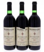 Lote 3095 - SÃO DOMINGOS 1991 - 3 garrafas de Vinho Tinto DOC - Bairrada, São Domingos 1991, Caves do Solar de São Domingos, S.A.- Anadia, (750ml - 11,5%vol.). Nota: uma garrafa com o rótulo danificado