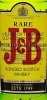 Lote 3132 - J&B - Garrafa de Whisky, Rare Blended Scotch, Justerini & Brooks, Escócia, (700ml-40%vol) - 3