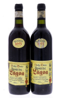 Lote 3159 - LAGOA RESERVA 1993 - 2 Garrafas de Vinho Tinto, Reserva 1993, Adega Cooperativa de Lagoa, (750ml - 13%vol.)