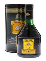 Lote 3204 - WHISKY CUTTY SARK 12 ANOS - Garrafa de Whisky, Scots Whisky, Aged 12 Years, Berry Bros & Rudd, Escócia, (700ml - 40%vol.). Nota: em caixa de metal original