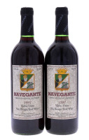 Lote 3264 - NAVEGANTE 1997 - 2 Garrafas de Vinho Tinto, Vinho Regional Alentejo, Colheita 1997, Adega Cooperativa de Vidigueira, Cuda e Alvito, (750ml - 12,5%vol.)