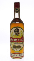 Lote 3296 - RHUM VIEUX - Garrafa de Rum, Rhum Vieux Superieur, Dark Dry, Fabrica Ancora, (500ml aprox.). Nota: garrafa antiga, apresenta perda adequada ao período de engarrafamento