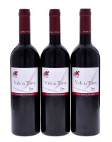 Lote 3355 - VALE DA TORRE 2003 - 3 Garrafas de Vinho Tinto, Vinho Regional Alentejano, 2003, Eborae Vitis e Vinus, (750ml - 13,5%vol.)