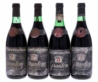 Lote 3358 - GRANTOM - 4 Garrafas de Vinho Tinto Especial, Vinho Maduro, Real Companhia Velha, Companhia Geral da Agricultura das Vinhas do Alto Douro, (750ml - 12%vol). Nota: rótulos algo danificados