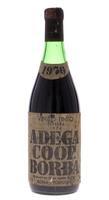 Lote 3366 - BORBA RESERVA 1976 - Garrafa de Vinho Tinto, Reserva 1976, Adega Cooperativa de Borba, (750ml - 12,5%vol.). Nota: rótulo de cortiça. Lacre ligeiramente danificado. Contra rótulo danificado