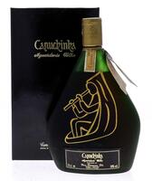 Lote 3425 - AGUARDENTE CAPUCHINHA - Garrafa de Aguardente Velha, Caves Primavera, (700ml - 38%vol.). Nota: garrafa idêntica à venda por € 25,50. Em caixa de cartão original. Consultar valor indicativo em http://www.garrafeiraspedro.pt/AGUARDENTE-VELHA-CAP