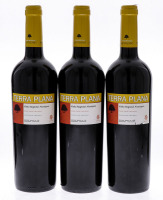 Lote 3455 - TERRA PLANA 2006 - 3 garrafas de Vinho Tinto Regional Alentejano, Terra Plana 2006, produzido e engarrafado por Herdade Monte da Cal, Fronteira, (750ml - 13%vol.)