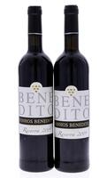 Lote 3532 - BENEDITO RESERVA 2009 - 2 garrafas de Vinho Tinto DOC Douro, Benedito, Reserva 2009, das Castas Touriga Nacional, Touriga Franca e Tinta Roriz, Vinificado em lagares e fez estágio em garrafa. Sociedade Agrícola Terras do Picoto - S. João da Pe