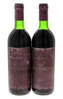 Lote 3677 - REGUENGOS 1989 - 2 Garrafas de Vinho Tinto, Reguengos VQPRD, Colheita de 1989, (750ml). Nota: rótulos com letras sumidas