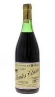 Lote 3680 - MONTES CLAROS 1972 - Garrafa de Vinho Tinto, Cabernet 1972, Vinho de Borba, António Mendonça, Borba,(750ml - 12%vol). Nota: garrafa similar de 1977 à venda por € 27,50. Rótulo ligeiramente danificado. Consultar valor indicativo em https://www