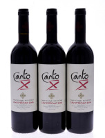 Lote 3858 - CANTO DÉCIMO 2006 - 3 Garrafas de Vinho Tinto, Vinho Regional Alentejano, 2006, Sociedade Vitivinícola d'Os Lusíadas, Azaruja, (750ml - 14,5%vol.)