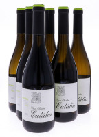 Lote 3909 - CASA DE SANTA EULÁLIA 2008 - 6 Garrafas de Vinho Verde Branco DOC, 2008, Maria Teresa Gil Pereira e Cunha Marques Leandro, Mondim de Basto, (750ml - 12%vol.)