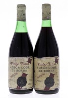 Lote 3960 - BORBA 1983 - 2 Garrafas de Vinho Tinto, Colheita de 1983, Adega Cooperativa de Borba, (750ml - 12,5%vol.). Nota: rótulos algo danificados