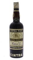 Lote 3968 - PORTO CINTRA GRAND CORONA - Garrafa de Vinho do Porto, Cintra Port, Grand Corona, Aloirado Meio Seco, Warre & Cº, (750ml). Nota: garrafa similar à venda por € 85. Consultar valor indicativo em https://www.agarrafeiradefatima.pt/catalog/RARIDAD